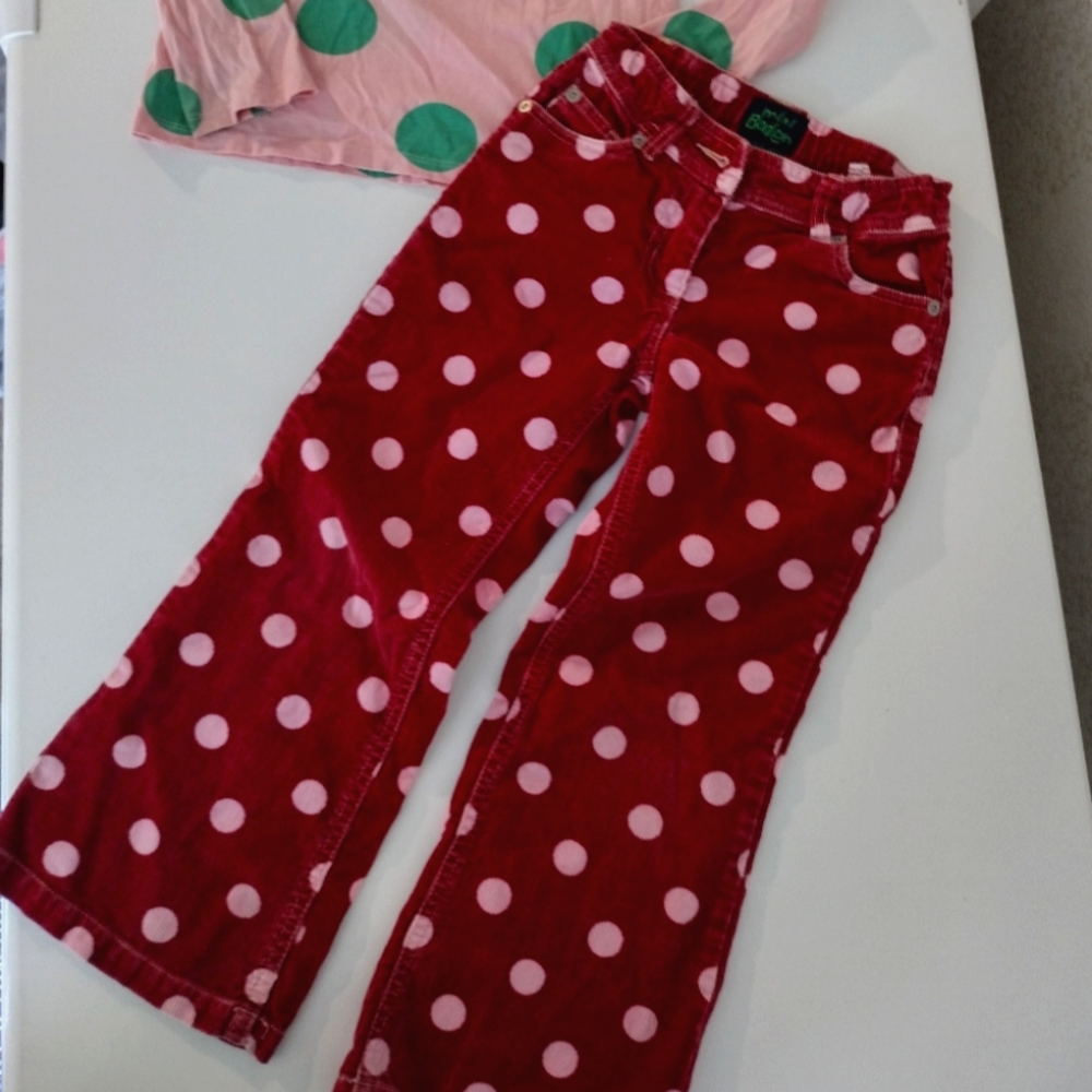 Mini Boden Corduroy Bell Bottom Pants